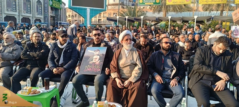 مراسم سالگرد شهادت حاج قاسم سلیمانی و ابومهدی المهندس در کربلای معلی 7