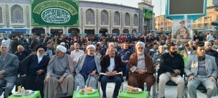 مراسم سالگرد شهادت حاج قاسم سلیمانی و ابومهدی المهندس در کربلای معلی 9