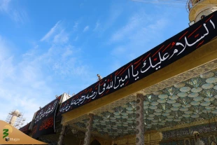 سیاه پوش شدن آستان مقدس عسکریین(ع) به مناسبت شهادت امام هادی(ع)+عکس 5