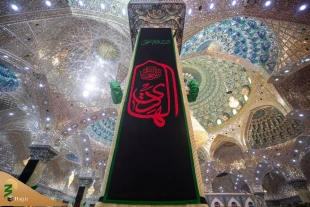 سیاه پوش شدن آستان مقدس عسکریین(ع) به مناسبت شهادت امام هادی(ع)+عکس 8