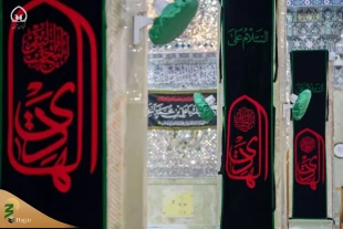 سیاه پوش شدن آستان مقدس عسکریین(ع) به مناسبت شهادت امام هادی(ع)+عکس 11