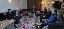 دیدار حجت الاسلام ابوترابی فرد با کارشناس مسئول فرهنگی بعثه مقام معظم رهبری در عراق 2