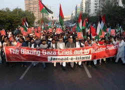 از سوی جماعت اسلامی پاکستان؛

برگزاری «راهپیمایی میلیونی غزه» در پاکستان 4
