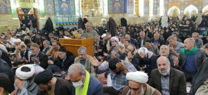 مراسم دعای کمیل در خیمه گاه حسینی برگزار شد