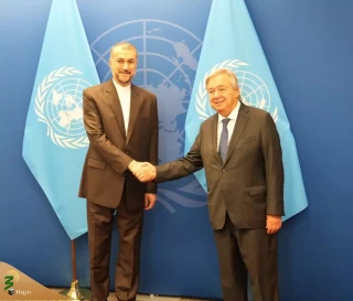 دیدار وزیر امور خارجه با دبیر کل سازمان ملل

تاکید بر لزوم توقف فوری حملات رژیم صهیونیستی به غزه