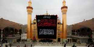 حرم امام علی (ع) در عزای عمه سادات سیاهپوش شد 2