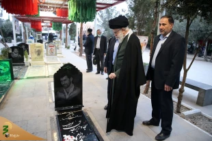 حضور رهبر معظم انقلاب در مرقد مطهر امام خمینی(ره) و گلزار شهیدان 14
