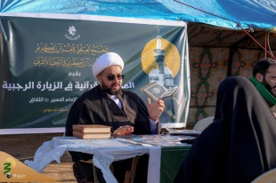 برپایی ایستگاه‌های قرآنی در مسیر زائران امام کاظم(ع) 3