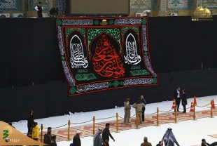 سیاه پوش شدن حرم مطهر امامین کاظمین(ع) در سالروز شهادت امام موسی کاظم (ع) 4