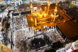 سیاه پوش شدن حرم مطهر امامین کاظمین(ع) در سالروز شهادت امام موسی کاظم (ع) 7