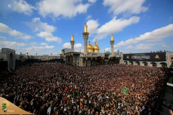 مراسم عزاداری شهادت امام موسی کاظم علیه السلام در کاظمین 2