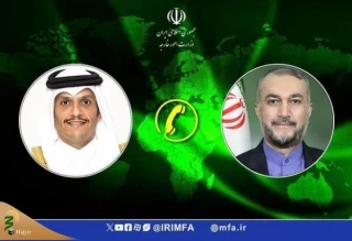 گفت‌وگوی وزرای خارجه ایران و قطر درخصوص آخرین تحولات منطقه و فلسطین
