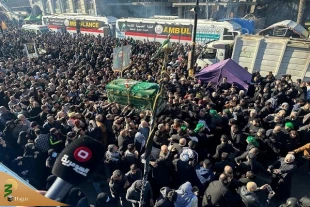 تشییع نمادین پیکر امام کاظم (ع) با حضور میلیونی زائران 2