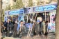استقبال مردم از غرفه فرهنگی مجموعه حج و زیارت در راهپیمایی یوم الله 22 بهمن 4