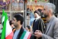 استقبال مردم از غرفه فرهنگی مجموعه حج و زیارت در راهپیمایی یوم الله 22 بهمن 10