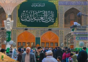 آذین بندی آستان مطهر علوی به مناسبت اعیاد شعبانیه+عکس 2