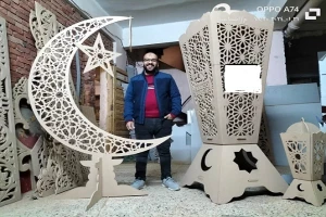 طراحی نقشه فلسطین برای استقبال از ماه رمضان