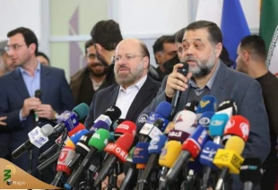 حضور رهبران مقاومت فلسطین در نمایشگاه رسانه‌ها در تهران 2
