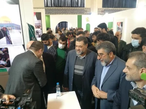 حضور رهبران مقاومت فلسطین در نمایشگاه رسانه‌ها در تهران