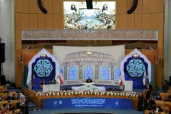 شرکت قاریان، حافظان و داوران بین المللی آستان قدس حسینی در چهلمین مسابقات بین‌المللی قرآن کریم ایران 4