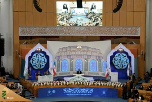 شرکت قاریان، حافظان و داوران بین المللی آستان قدس حسینی در چهلمین مسابقات بین‌المللی قرآن کریم ایران 4