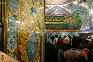 گزارش تصویری از حال و هوای ماه مبارک شعبان در حرم مطهر علوی 8