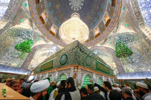 گزارش تصویری از حال و هوای ماه مبارک شعبان در حرم مطهر علوی 10