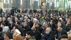 حضور نماینده ولی فقیه درامورحج و زیارت در جمع زائران ایرانی حرم سیدالشهداء(ع)