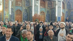 حضور نماینده ولی فقیه درامورحج و زیارت درجمع زائران ایرانی حرم سیدالشهداء(ع) 6