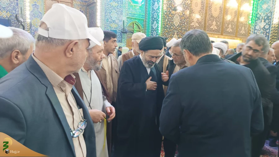حضور نماینده ولی فقیه درامورحج و زیارت درجمع زائران ایرانی حرم سیدالشهداء(ع) 9