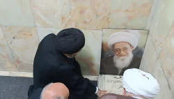 حضور نماینده ولی فقیه درامورحج و زیارت درجمع زائران ایرانی حرم سیدالشهداء(ع) 11