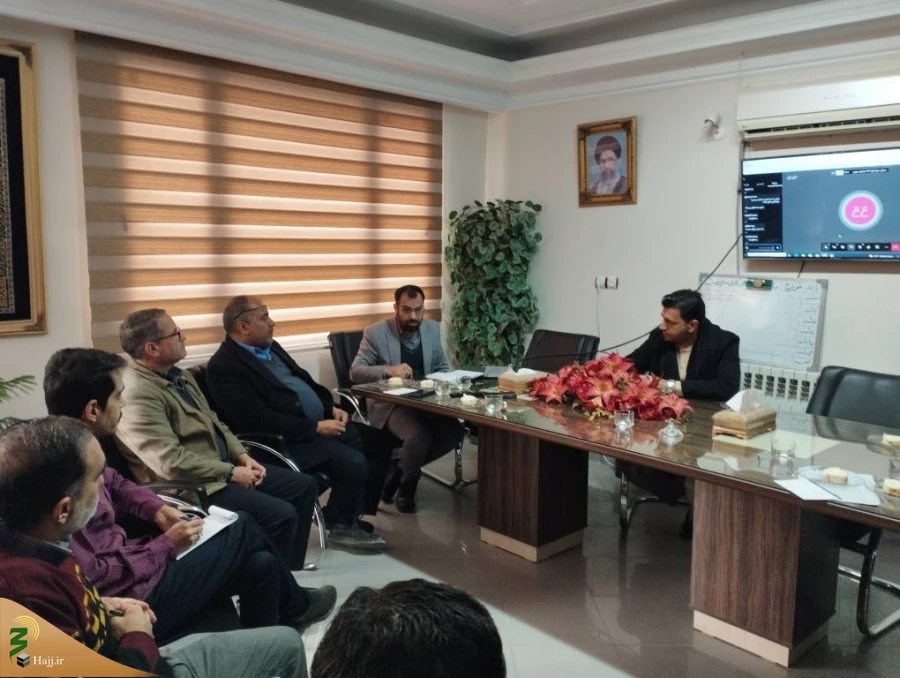 برگزاری جلسه آموزشی توجیهی مدیران کاروانهای حج تمتع ۱۴۰۳ خراسان جنوبی 4