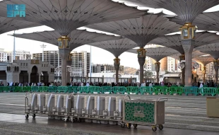 توزیع آب زمزم در مسجدالنبی(ص) 2