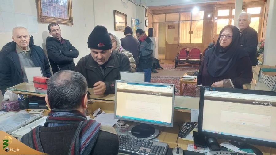 گزارش تصویری / بازدیدمیدانی از فرآیند ثبت نام زائرین حج تمتع 1403 استان گیلان 4