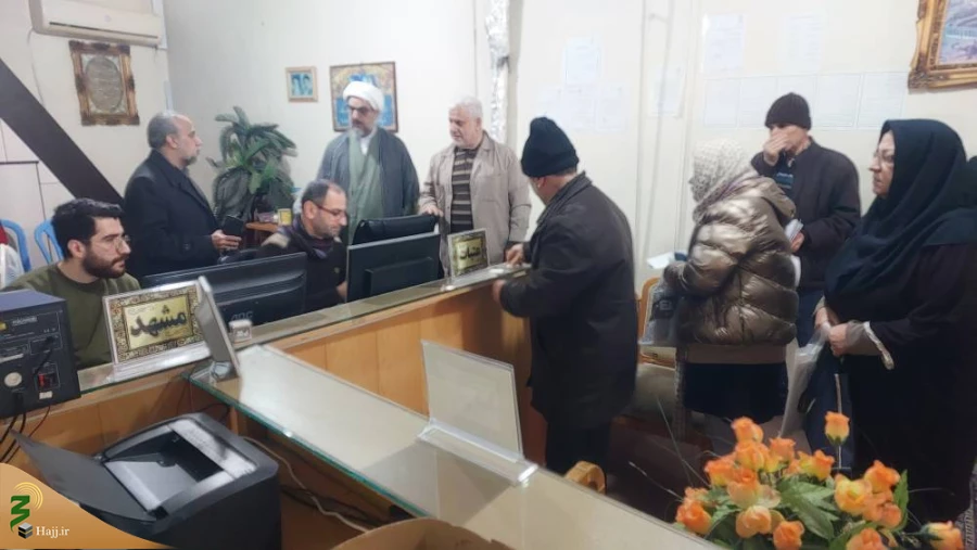 گزارش تصویری / بازدیدمیدانی از فرآیند ثبت نام زائرین حج تمتع 1403 استان گیلان 7