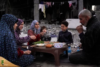 آغاز ماه مبارک رمضان در غزه 4
