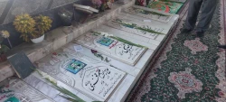 ادای احترام و قرائت فاتحه بر مزار شهدا به مناسبت روز شهید منا درشهرستان لنگرود  3