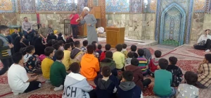 ویژه برنامه کودکان حسینی(ع) در کربلا برگزار شد