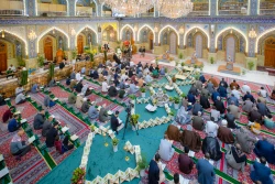 مراسم جزء خوانی قرآن کریم در حرم حضرت ابالفضل العباس علیه السلام 2