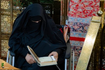 مراسم جزء خوانی قرآن کریم در حرم حضرت ابالفضل العباس علیه السلام 3