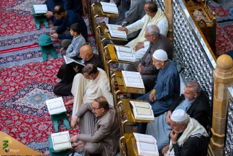 مراسم جزء خوانی قرآن کریم در حرم حضرت ابالفضل العباس علیه السلام 13