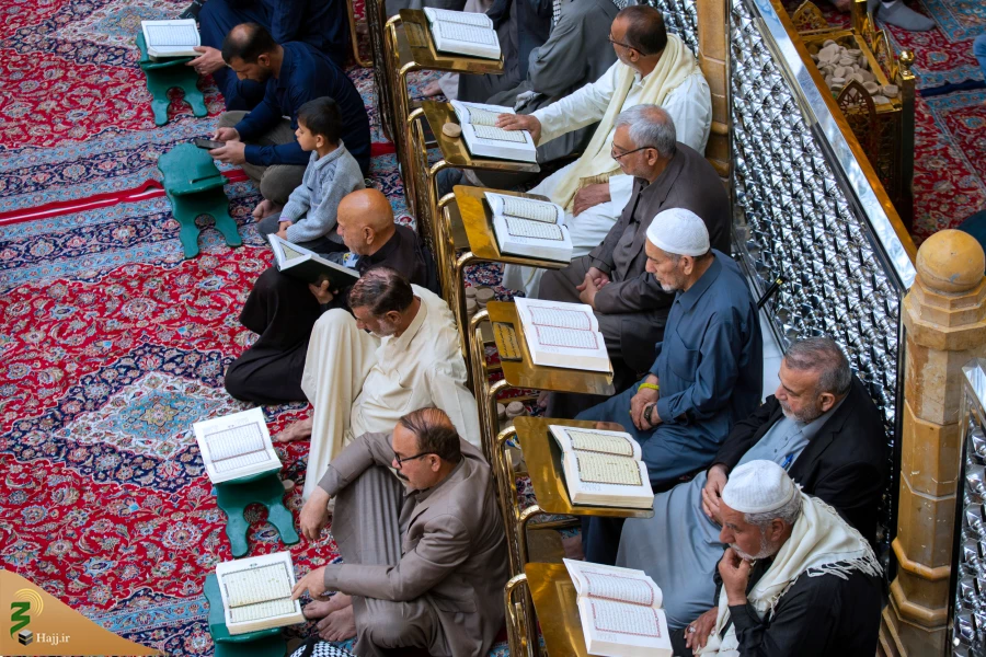مراسم جزء خوانی قرآن کریم در حرم حضرت ابالفضل العباس علیه السلام 13
