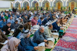مراسم جزء خوانی قرآن کریم در حرم حضرت ابالفضل العباس علیه السلام 17
