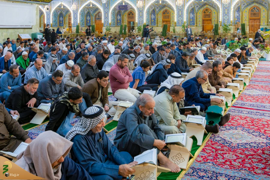 مراسم جزء خوانی قرآن کریم در حرم حضرت ابالفضل العباس علیه السلام 17
