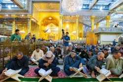 مراسم جزء خوانی قرآن کریم در حرم حضرت ابالفضل العباس علیه السلام 18