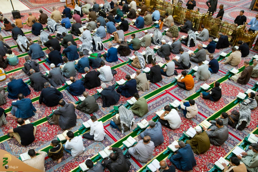 مراسم جزء خوانی قرآن کریم در حرم حضرت ابالفضل العباس علیه السلام 9