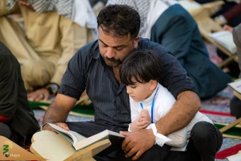 مراسم جزء خوانی قرآن کریم در حرم حضرت ابالفضل العباس علیه السلام 15