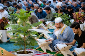 مراسم جزء خوانی قرآن کریم در حرم حضرت ابالفضل العباس علیه السلام 23