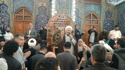 مراسم ویژه تحویل سال نو در حرم امام حسین(ع) برگزار شد+ فیلم 2