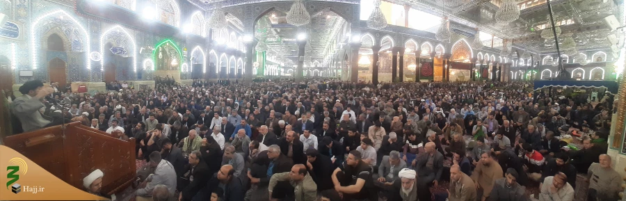 مراسم ویژه تحویل سال نو در حرم امام حسین(ع) برگزار شد+ فیلم 6